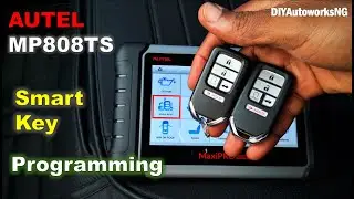 How to PROGRAM Honda Keys / How to add a new KEYLESS ACCESS FOB on HONDA / Autel Scanner MP808TS