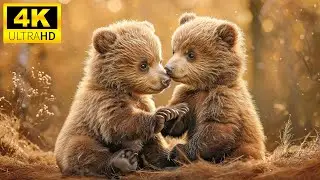 Baby Animals 4K - Adorable Fun Loving Moments Of Small Wild Animals With Relaxing Music