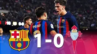 Barcelona vs Celta Vigo [1-0], La Liga 2022/23 - MATCH REVIEW