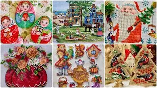 139. Вышивка/ Мои вышивальные процессы и готовые работы