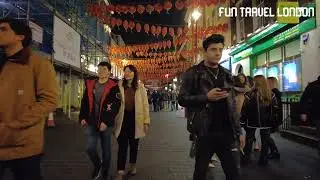 Walking in China Town Food Street of Soho London #londonnightwalk #londonstreetwalk #soho