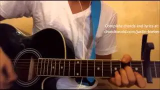 All That Matters Chords by Justin Bieber - How To Play - chordsworld.com