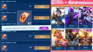 KABAR GEMBIRA! 80 TIKET GRTIS = 8 SKIN COLLECTOR! CEPAT AMBIL SEKARANG CUMA LOGIN PANEN SKIN MLBB