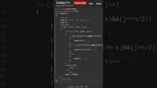 Best C++ pattern program tutorial video || 💯🧠 