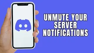 HOW TO UNMUTE YOUR SERVER NOTIFICATIONS ON DISCORD