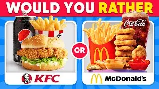 Would You Rather...? FAST FOOD Edition 🍔🍟 Daily Quiz