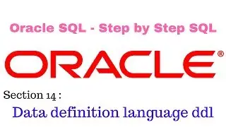 Oracle Sql Step by Step Approach (078 create table as ctas)