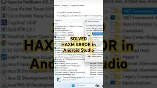 HAXM ERROR in Android Studio #ytshorts #androidstudio #coding #viral #shortsfeed