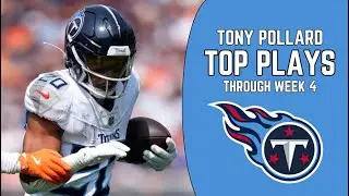 Tony Pollard 2024 Highlights (Weeks 1-4)🔥| NFL Highlights