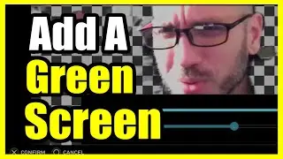 How to Add a Green Screen to Camera using Sharefactory on PS5 (Video Editing Tutorial)