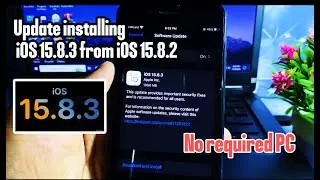 Update iOS 15.8.3 from iOS 15.8.2 on iPhone 7 Plus | No Computer