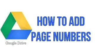 How To Add Page Numbers In Your Google Text Document