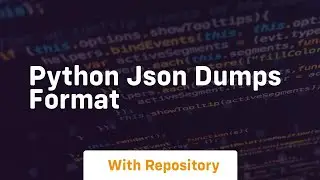 python json dumps format