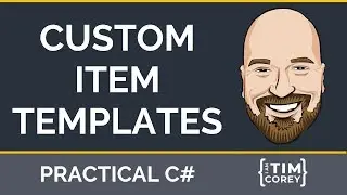 Custom Item Templates in Visual Studio