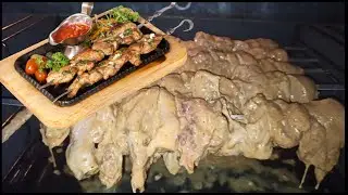 Шашлык без мангала в духовке || шашлык из курицы ||Chicken shish kebab