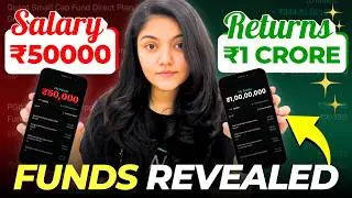 ₹1 Crore Mutual Fund Portfolio from ₹50,000 Salary || Best Mutual Funds for 2024