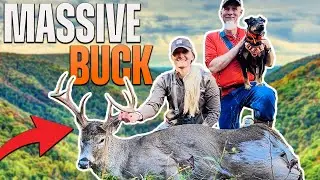 Tracking a MASSIVE Buck 800+ Yards from ONE DROP of Blood!