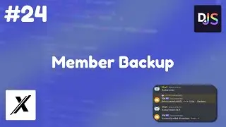 HOW TO MAKE A MEMBER BACKUP COMMAND | DISCORD.JS (V14) | #24