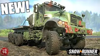 SnowRunner: NEW MACK DEFENSE DLC TRUCK GAMEPLAY! All Customization Options & MORE!