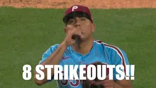 Ranger Suarez Strikes Out 8 In 2 Hit 6 Scoreless Innings in a Win!!!