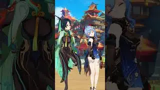 Xianyun teaches Ganyu dancing | Genshin Impact [MMD]
