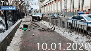 Подборка аварии ДТП на видеорегистратор за 10.01.2020 год