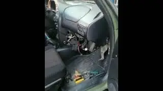 Когда все сделано по заводу) Печка на Шевике от обычной Нивы.
