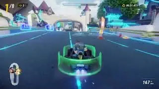 Rey Triton waves and wins • Disney Speedstorm • 5 short laps | everyone is hit?