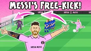 MESSIS FREE-KICK on his debut for INTER MIAMI!