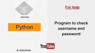 Python program to check the username and password with three attempts