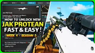 How To Unlock New JAK PROTEAN Fast! Week 4 Season 5 in MW3