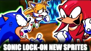 Friday Night Funkin - Sonic LOCK-ON FULL WEEK *NEW SPRITES* - FNF MODS [HARD]