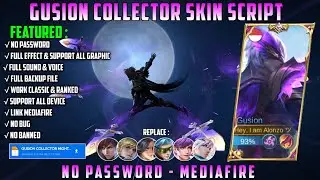 Gusion Collector Night Owl Skin Script Full Effect Voice No Password Mediafire Update Ixia Patch