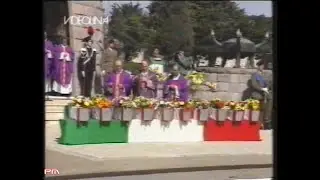 19/3/1993 Rientro dalla Russia urne ossario di 10 militari sardi