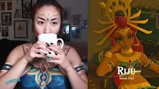 Body Painting Riju (Zelda: BoTW) | TIMELAPSE