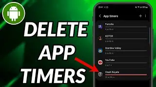 How To Delete App Timer In Samsung