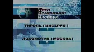 Тироль 1-0 Локомотив. Лига чемпионов 2001/2002. Квалификация. Переигровка