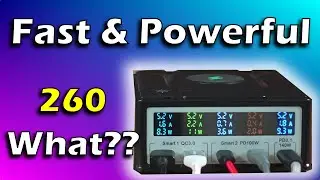 Fast & Powerful 260W GaN Charging Station full review