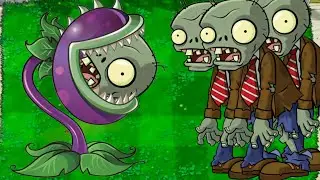 Chomper SUPER eat zombies| Level 10 | Plants vs Zombies