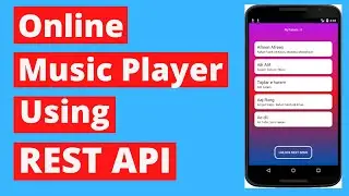 Online Music Player Using REST API - Firebase Android Studio #12