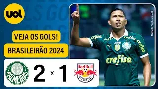 PALMEIRAS 2 X 1 BRAGANTINO  - CAMPEONATO BRASILEIRO 2024; VEJA OS GOLS