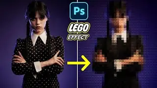 How to Make a Lego Effect in Photoshop | Photoshop tutorial 