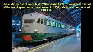 Breda ETR 200 - Worlds fastest electric train, 203 km/h (126 mph) in 1939