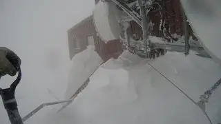Warum einfach?  Der Weg übers Dach runter zur Nordterrasse.
