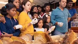 Wild Honey Squeezing & Tasting Event  || Ghatshoney || First time in the history