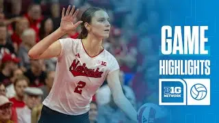 Texas A&M-Corpus Christi at Nebraska | Highlights | Big Ten Volleyball | 08/30/2024