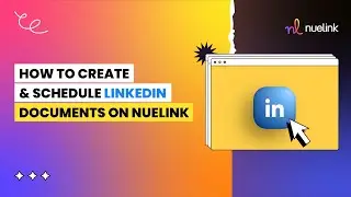 How to Create and Schedule LinkedIn Carousel PDF Documents on Nuelink