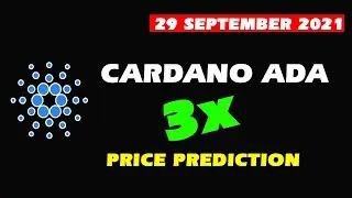 Cardano ada price prediction and ADA buy and sell signals on charts 29 September 2021