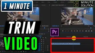 How to trim video in premiere pro 2024 | premiere pro cut clip