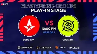 LIVE: Astralis vs NIP (BO3) | BLAST Premier Spring Groups [ENG/FIL]